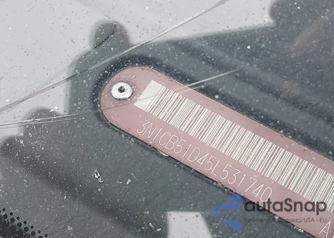 2005 Nissan Sentra 1.8S z USA, uszkodzony, nr VIN 3N1CB51D45L531740